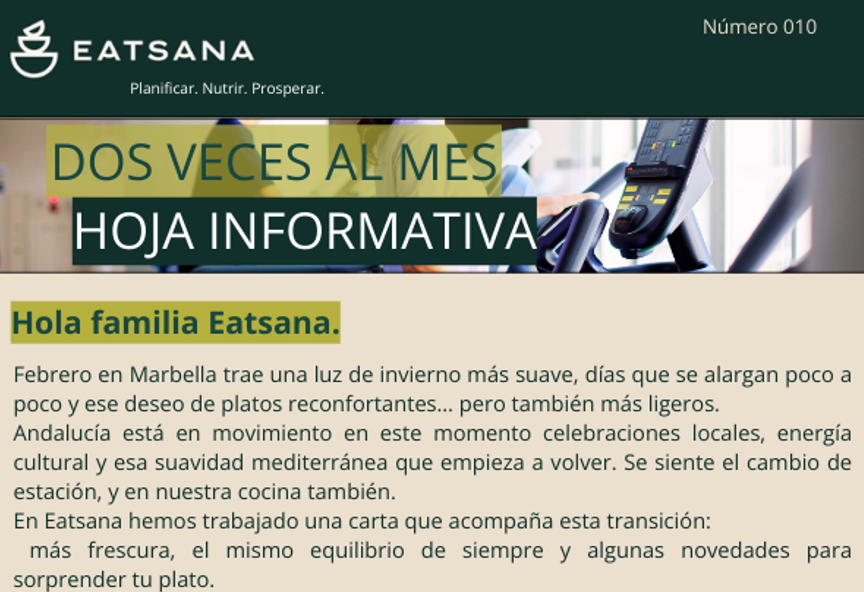 Eatsana #10 – Nuevos platos saludables y menú de temporada en España