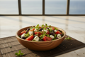 Greek Garden Salad: ensalada griega con sandía, feta y aceitunas Kalamata, Eatsana Marbella