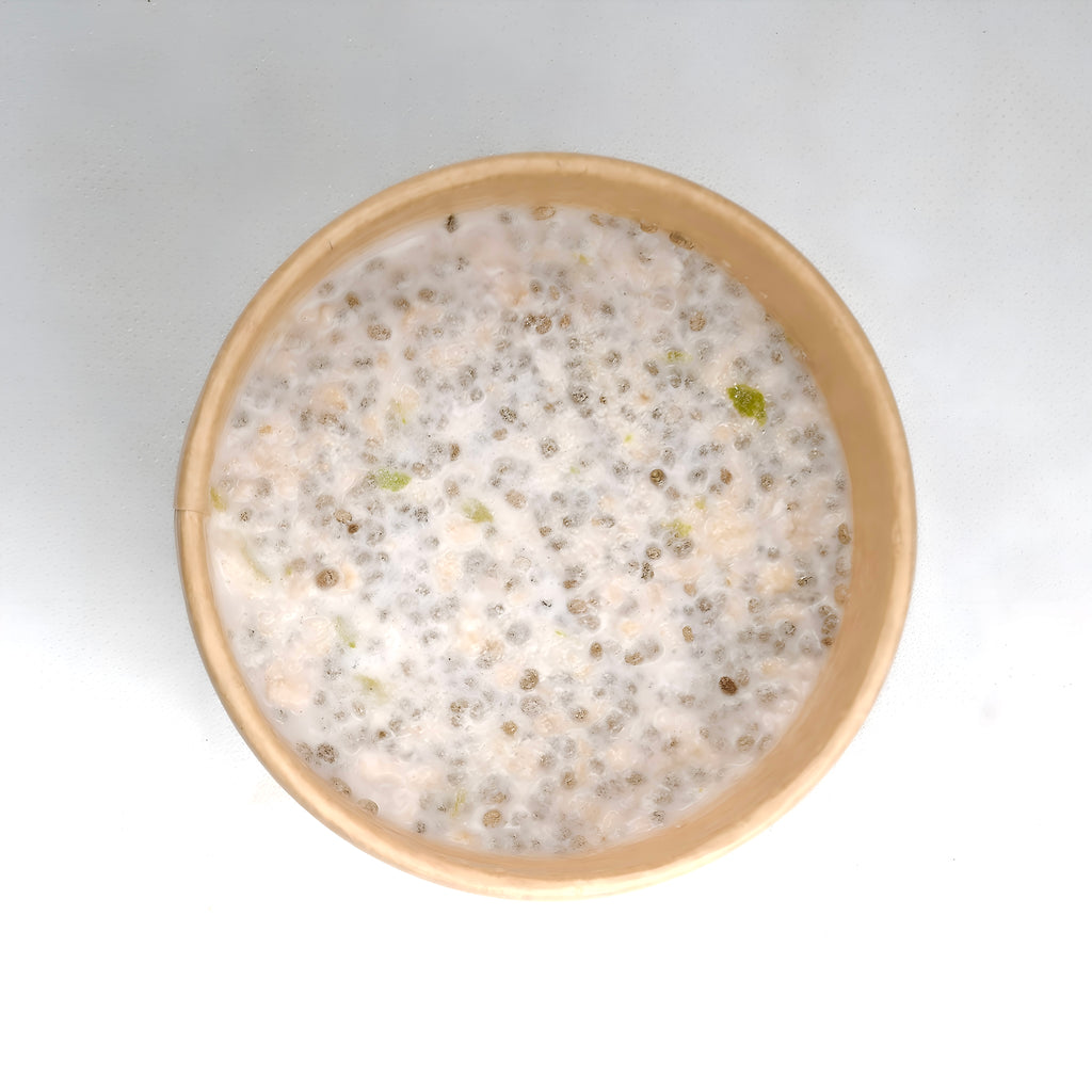 CHIA ECO, LIMA, COCO Y COULIS DE FRUTOS ROJOS