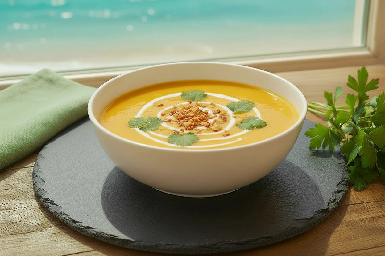 CREMA FRÍA DE ZANAHORIA, COCO & CILANTRO