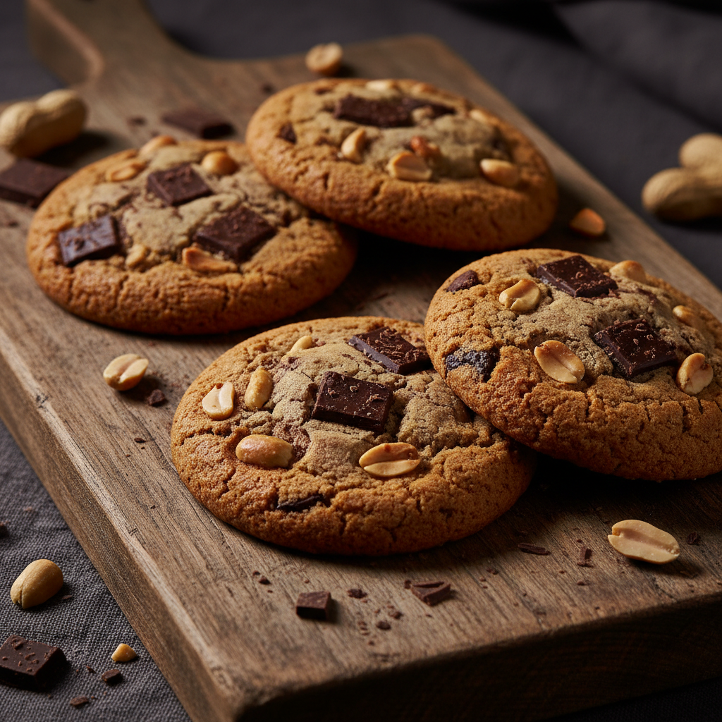 BANANA CHOCO CACAHUETE COOKIES x 3