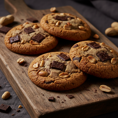 BANANA CHOCO PEANUT COOKIES x 3