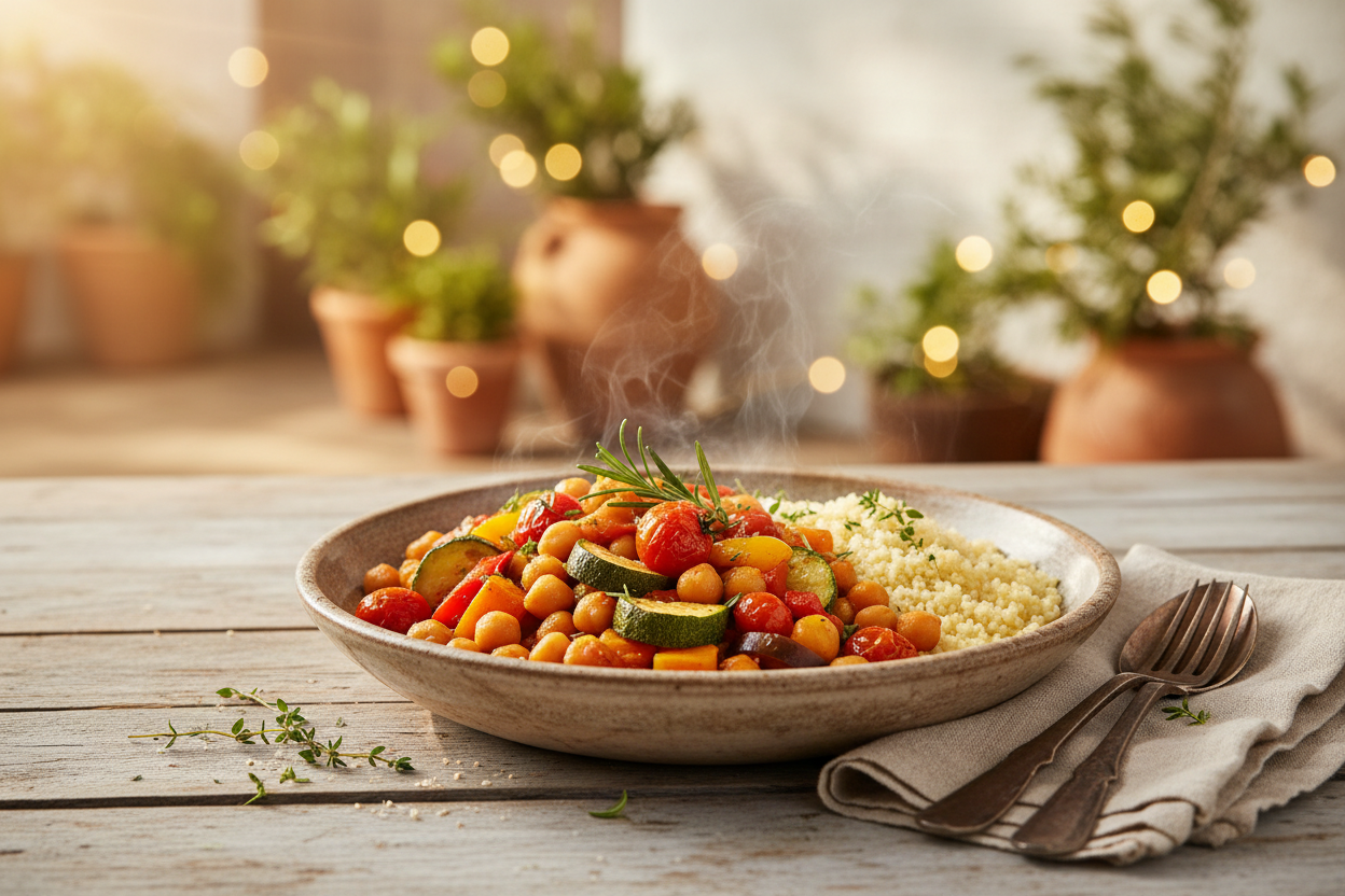 remet des legumes mediteranean et garde le reste 